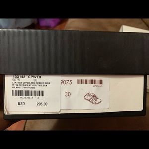 Gucci Children's Ace leather sneaker